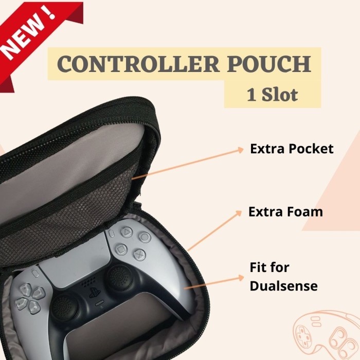 PS4 PS5 Case  Bag  Pouch  Tas  Tempat Controller Joystick Stick