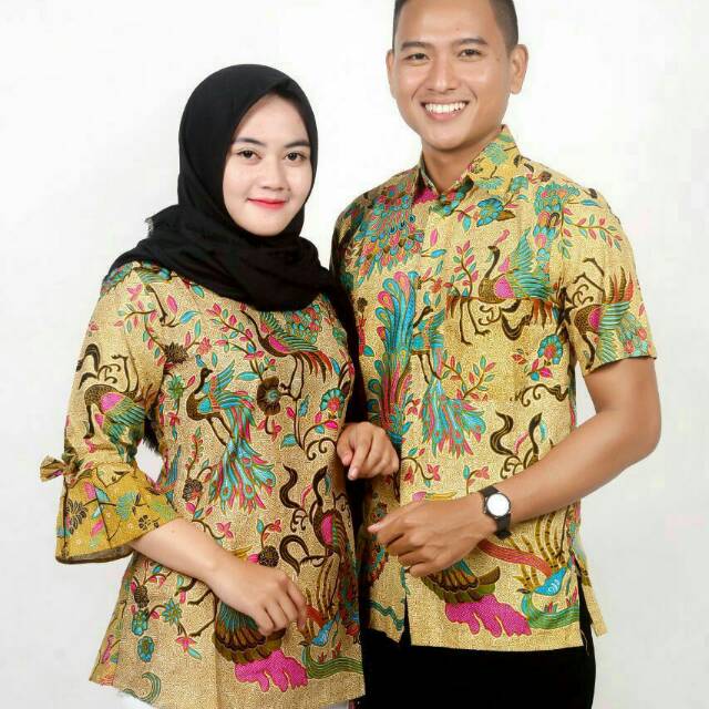 BATIK COUPLE | Couple Gamis Katun | Sarimbit Batik | Batik Kantor | batik kerja