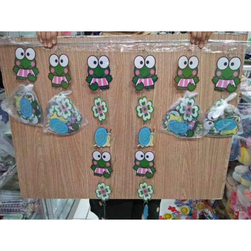 Tirai plastik karakter keropy termurah