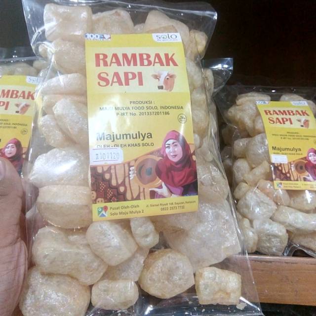 

KERUPUK KULIT SAPI / RAMBAK SAPI / JANGEK 100 GRAM