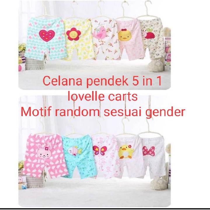 5pcs Celana Pendek Bayi Carter  Lovelle Carts 6 24m Short 