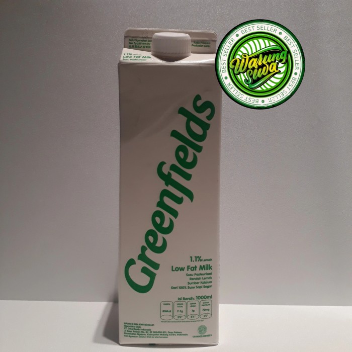 

greenfields fresh milk low fat 1000 ml