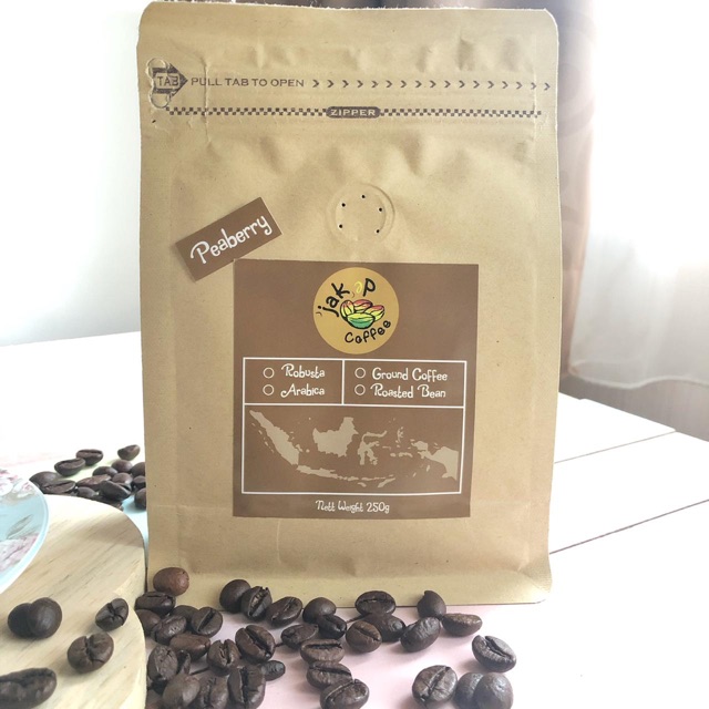 

Coffee / kopi Peaberry Aceh