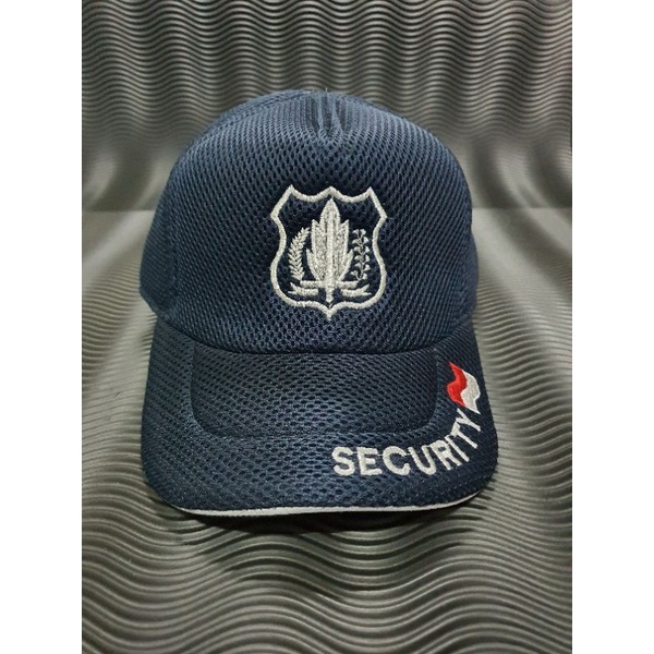 Topi jaring Topi security biru dongker | Topi jala security biru | Topi jaring biru | topi pria