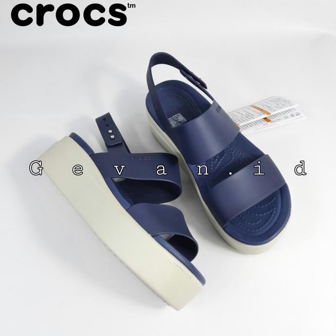 SEPATU WEDGES WANITA CROCS BROKLYN WEDGES/SEPATU SANDAL CROCS/CROCS WANITA ORIGINAL SEPATU WANITA