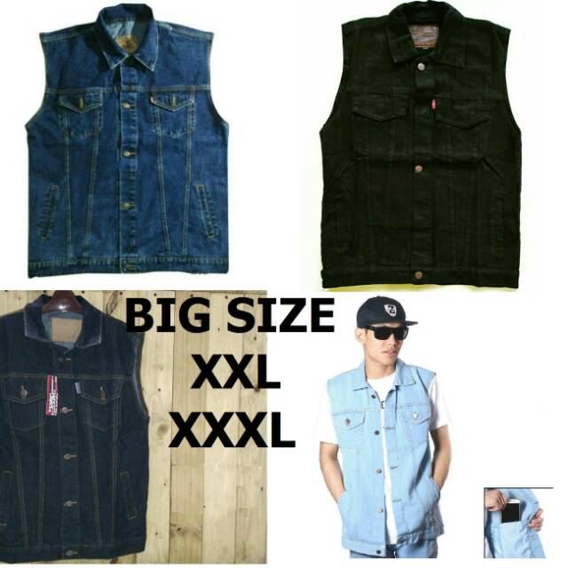 Rompi Jeans Pria XXL - XXXL