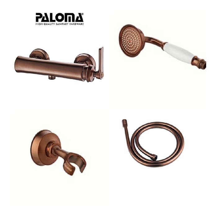 PAKET KRAN SHOWER SET AIR PANAS DINGIN SHOWER MURAH SHOWER MANDI KERAN SHOWER BRONZE 1