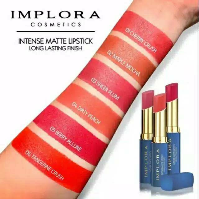 GS043| IMPLORA INTENSE MATTE LIPSTICK LONG LASTING