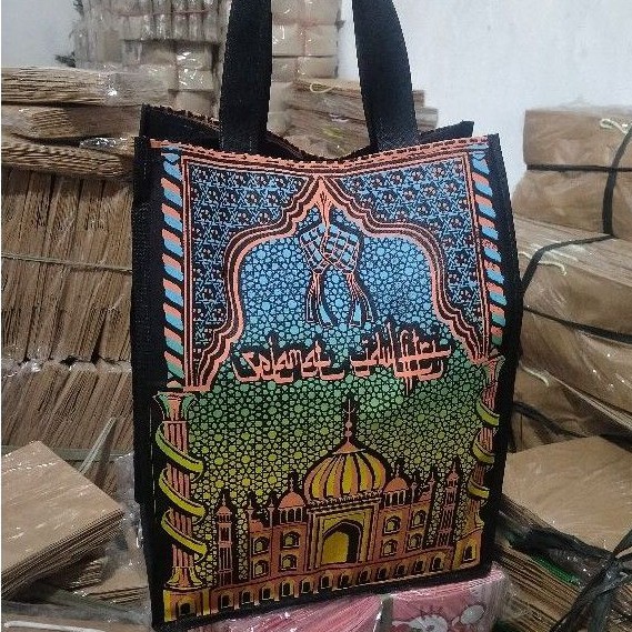 tas lebaran IDUL FITRI batik mewah besar