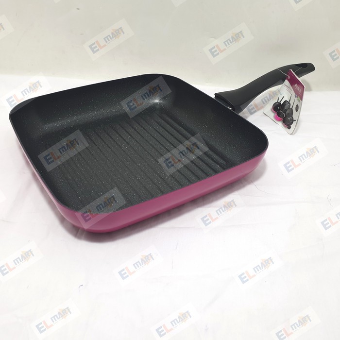 Grill Pan 26 cm KIRIN Lado Lado Series Pemanggang Teflon 26cm Ladolado