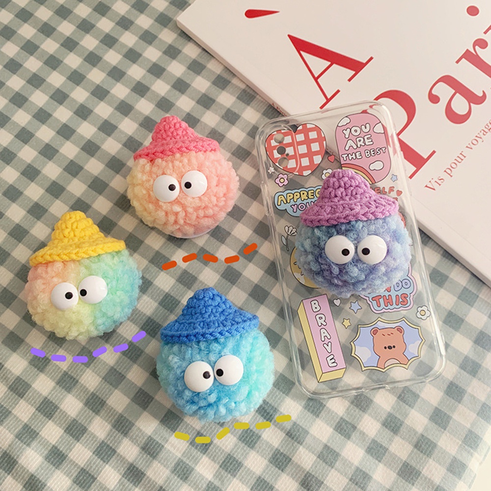 1pc Stand Holder Lipat Desain Kartun Monster Mulut Besar Untuk Handphone