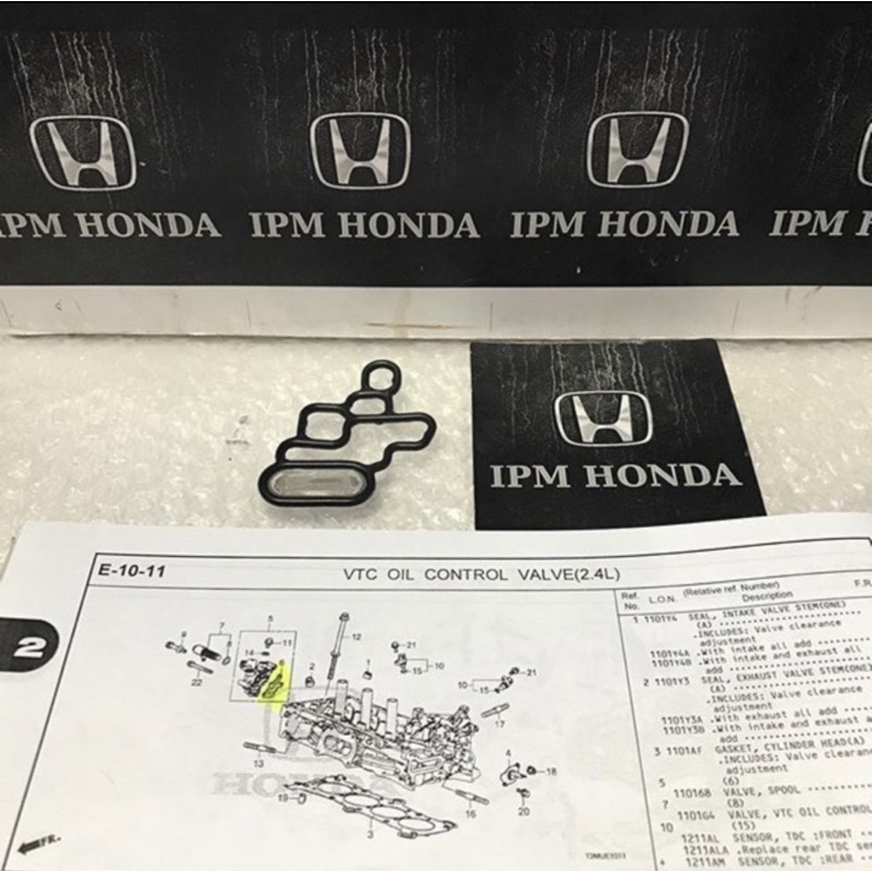 15815 5A2 Filter Assy Spool Sil Seal Oring Vtec Belakang Honda Accord CR2 2013 2014 2015 2016 2017 2018 2019 2020 Odyssey RC1 2014-2021