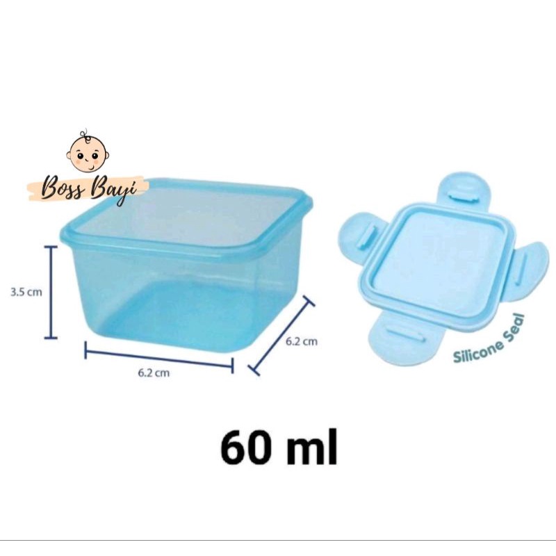 BABY SAFE - Food Container FC002 60ML / FC003 150ML - Tempat Menyimpan Snack