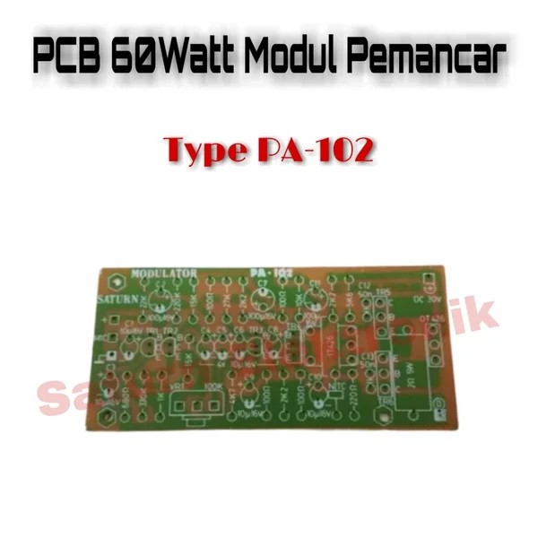 PCB 60W Modul Pemancar PA-102