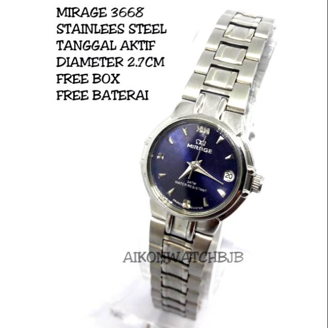 Jam Tangan Wanita Mirage Original 3668