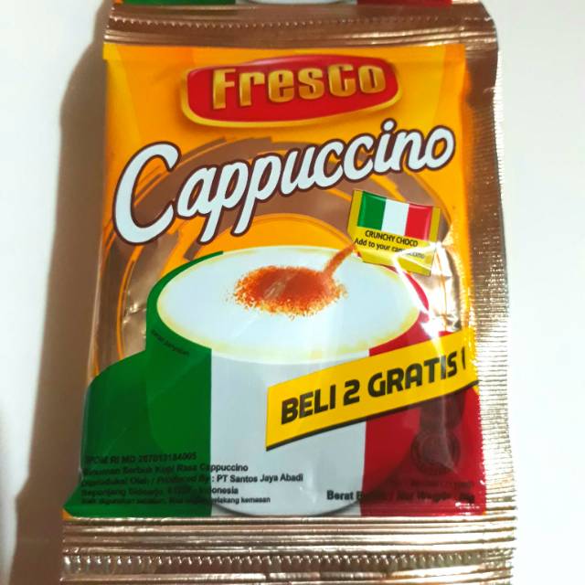 

Fresco Cappuccino (1 Renteng Isi 15 Sachet)