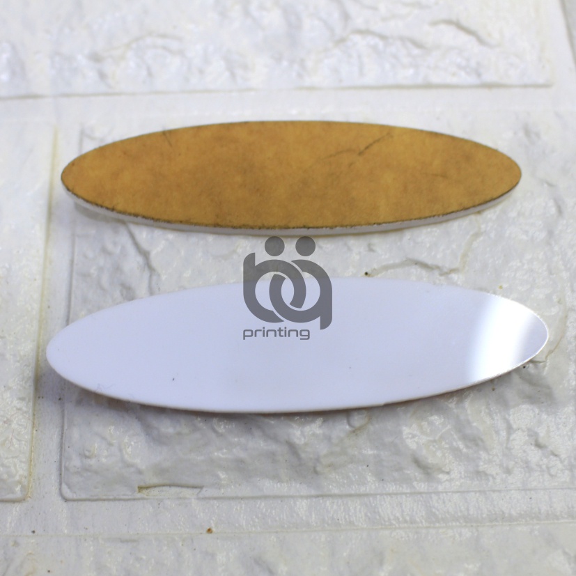 BAHAN PAPAN NAMA NAMA DADA PAPAN NAMA DADA OVAL/NAME TAG OVAL 2MM