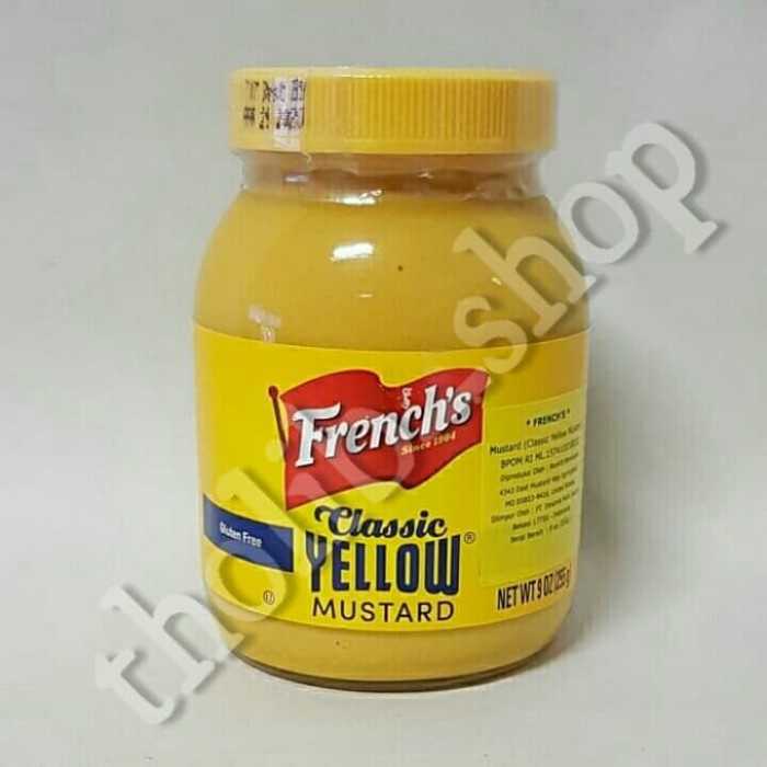 

French's classic yellow mustard 255 gram