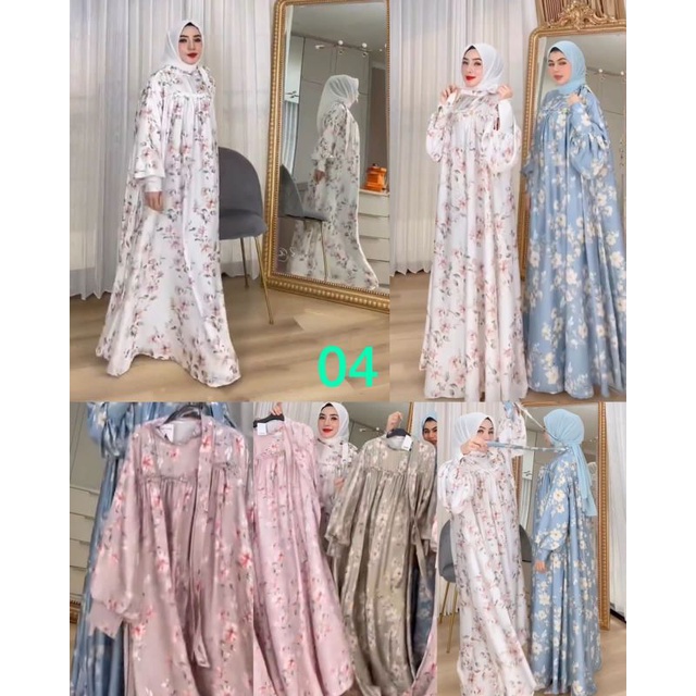 GAMIS BUNGA SILK SHELLASAUKIA