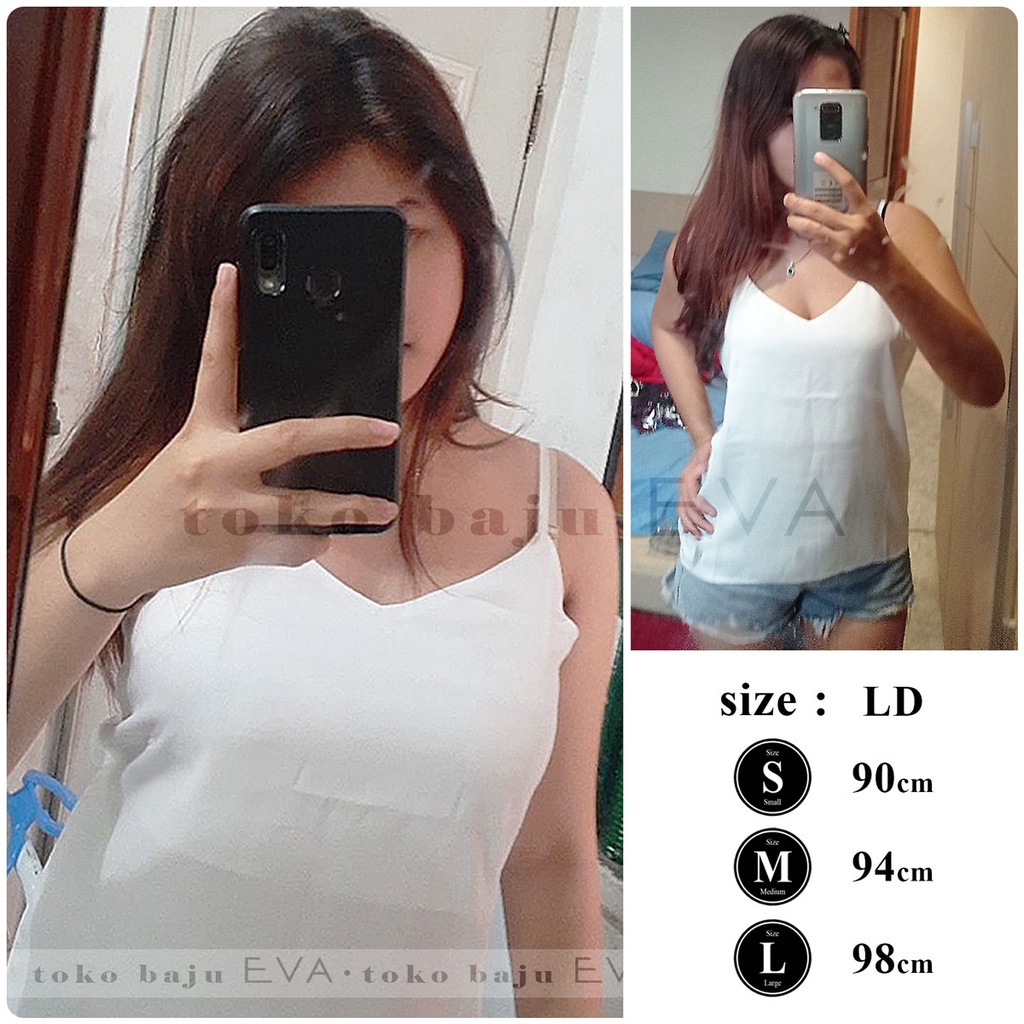 Tank Top Polos Wanita Bahan Mosscrepe Premium-5