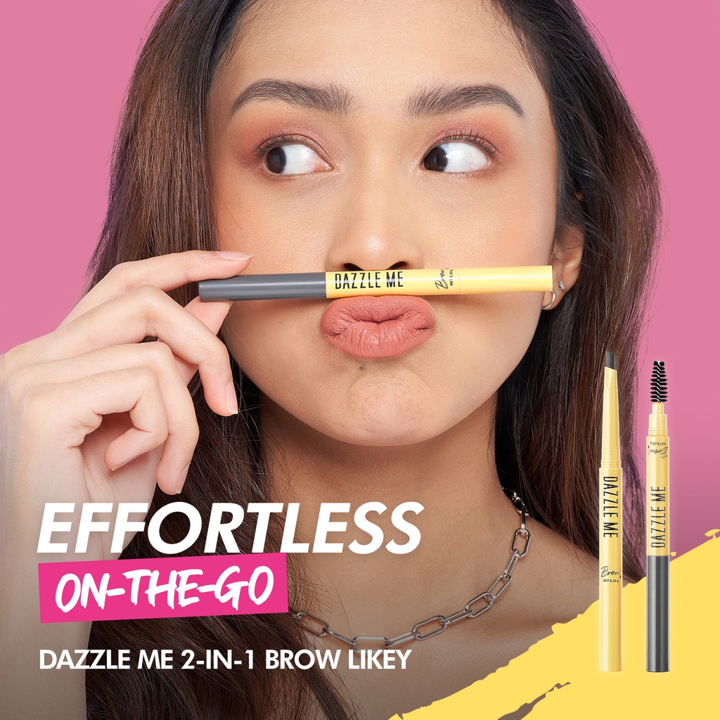 ★ BB ★  DAZZLE ME Brow Likey | Automatic Eyebrow Pencil Tahan Air Long Lasting