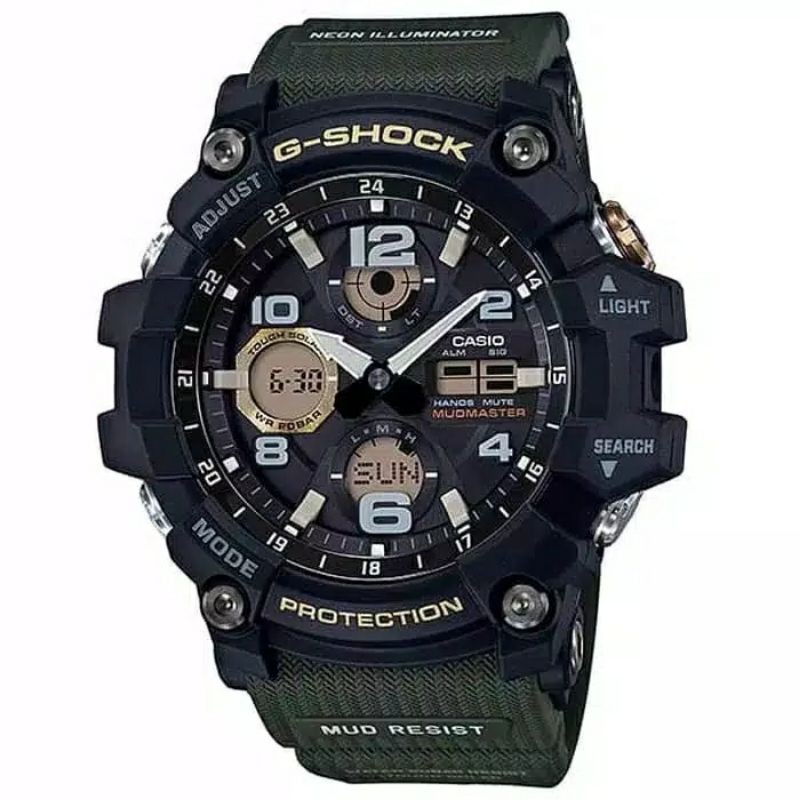 JAM TANGAN PRIA CASIO G-SHOCK MUDMASTER GSG-100-1A3DR GARANSI RESMI GAP