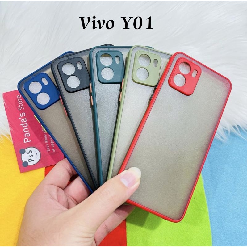 Case Vivo Y01 New My choice Original + Ring Kamera / Pelindung Kamera (PsS)