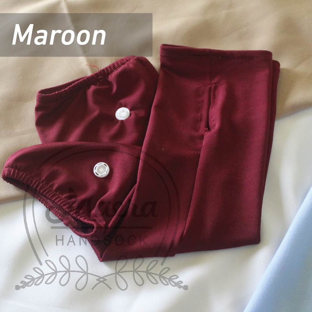 Manset Tangan Handsock Wanita Muslimah Jempol Jumbo Big Size Bahan Jersey Premiun By Maera