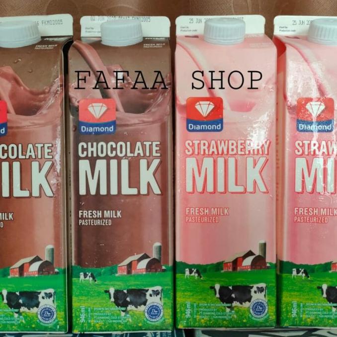 

[COD] Susu Segar Diamond 1lt Rasa Coklat, Stroberi, Non Fat/Skimmed (Isi 6) [COD]
