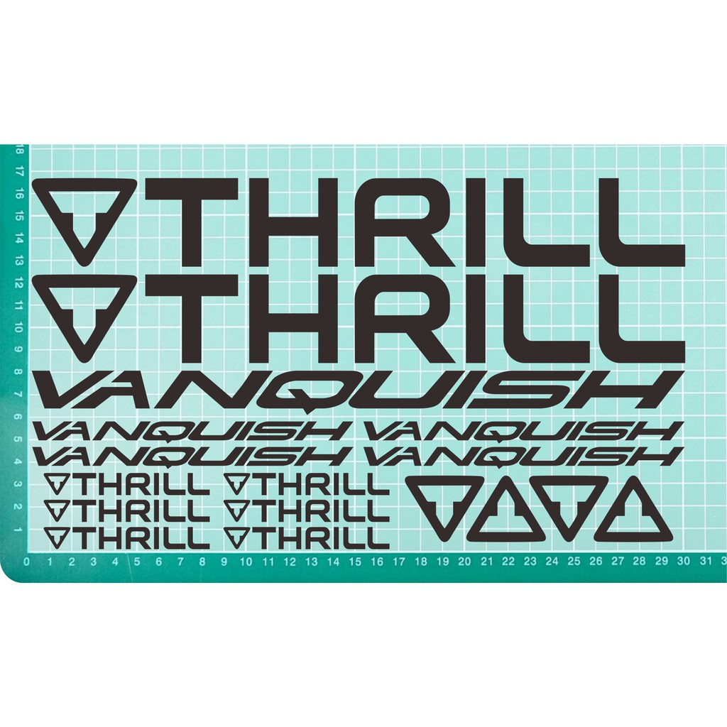 cutting sticker stiker sepeda thrill