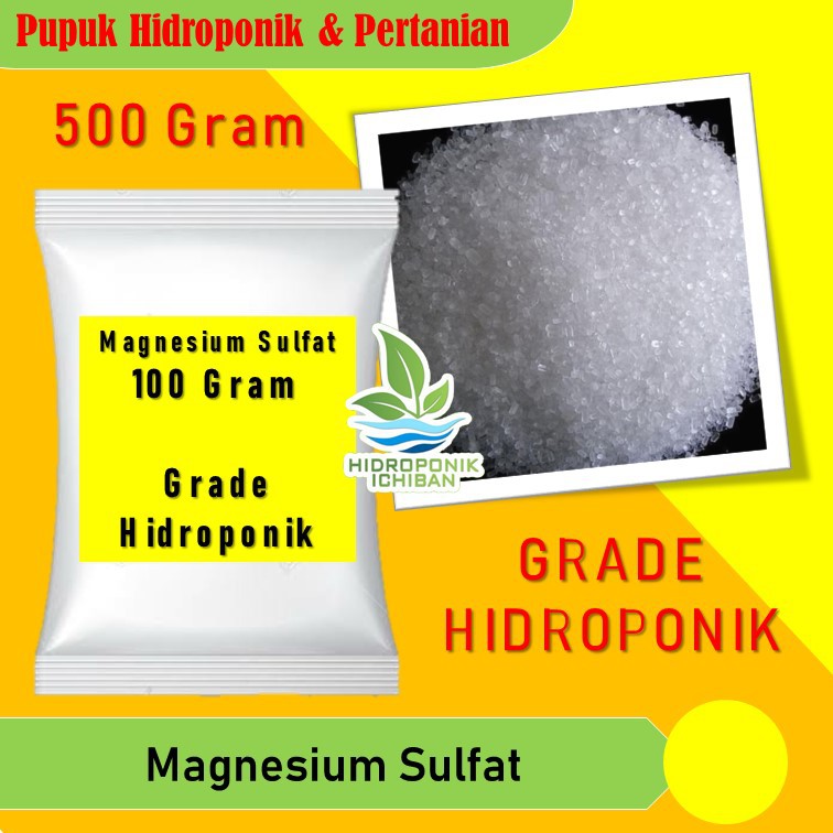 Pupuk MAGNESIUM SULFAT MAG-S 500 Gram Grade Hidroponik