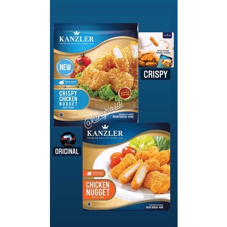 

Kanzler Crispy Chicken Nugget / Naget Ayam Premium / Crispy Bubble Crumb 450g