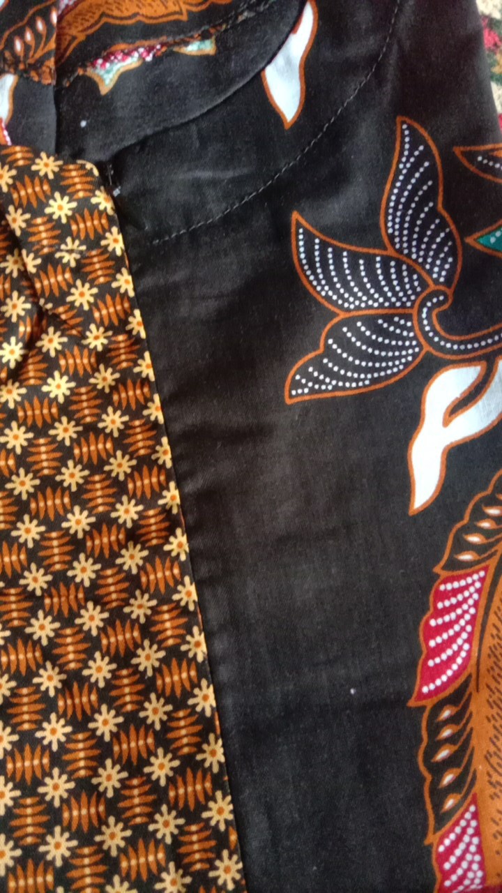 Promo Batik Couple Keluarga Sarimbit Sania Ruffle Batik Ori Ndoro Jowi Motif Manuk Warna