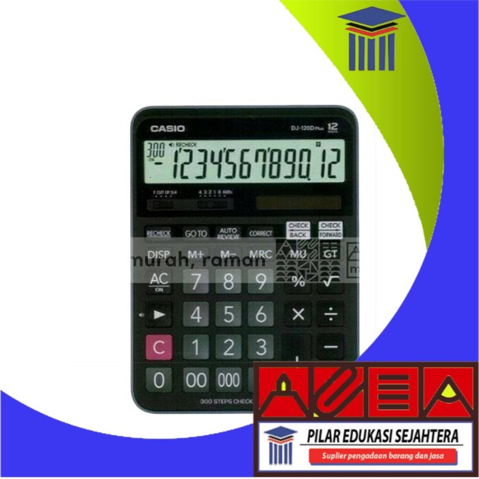 

CALCULATOR / KALKULATOR CASIO SCIENTIFIC DJ-120D PLUS MURAH