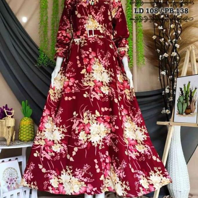 MX.479088 ‣ gamis Ania Maxy Sakura Busui Ibu Menyusui XL Fashion Muslim Syari Kekinian Mewah Katun M