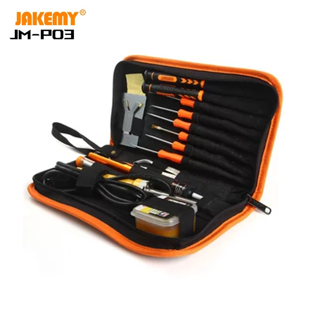 Jakemy 17 in 1 Primary DIY Soldering Tool Kit - JM-P03 Original