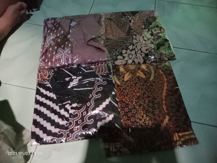 Kemeja Batik Pria Lengan Pendek Hem Batik Pekalongan