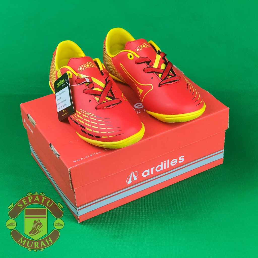 Sepatu Futsal Ardiles Diao - Merah/Kuning