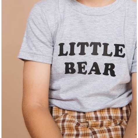 MYSTIQUE.ID-BAJU KAOS LITTLE BEAR T-SHIRT LUCU DAN AESTHETIC