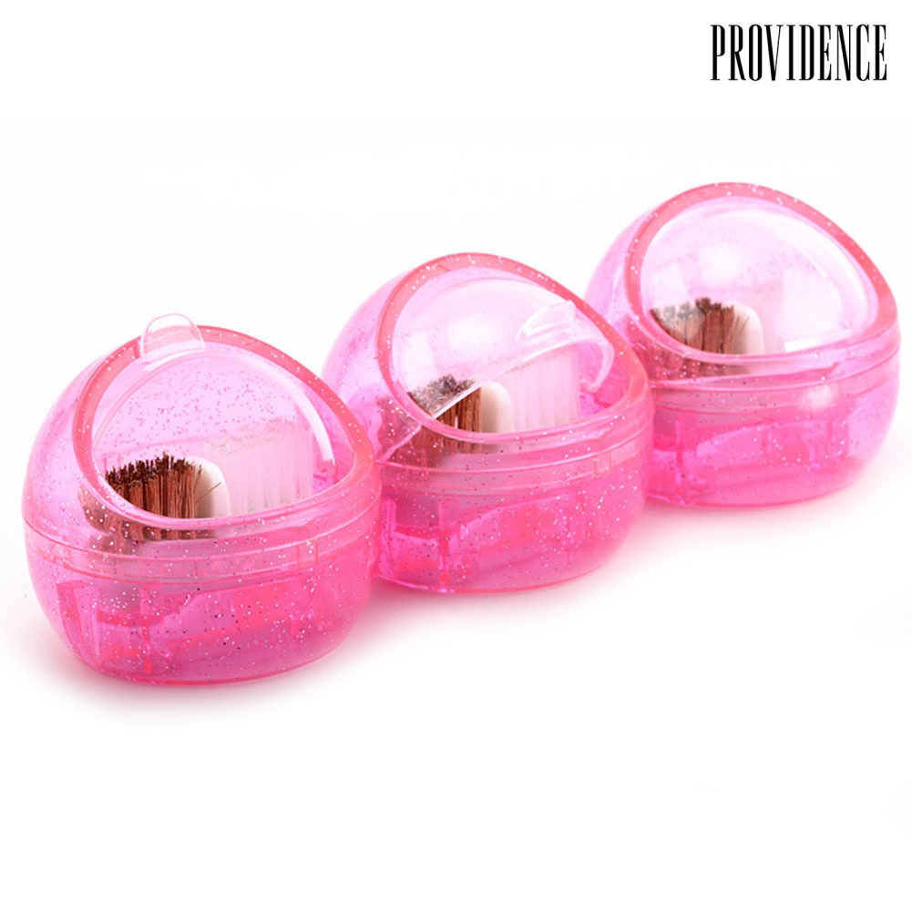 Providence Kotak Penyimpanan / Pembersih Brush Nail Art / Manicure Profesional Portable Bahan Plastik
