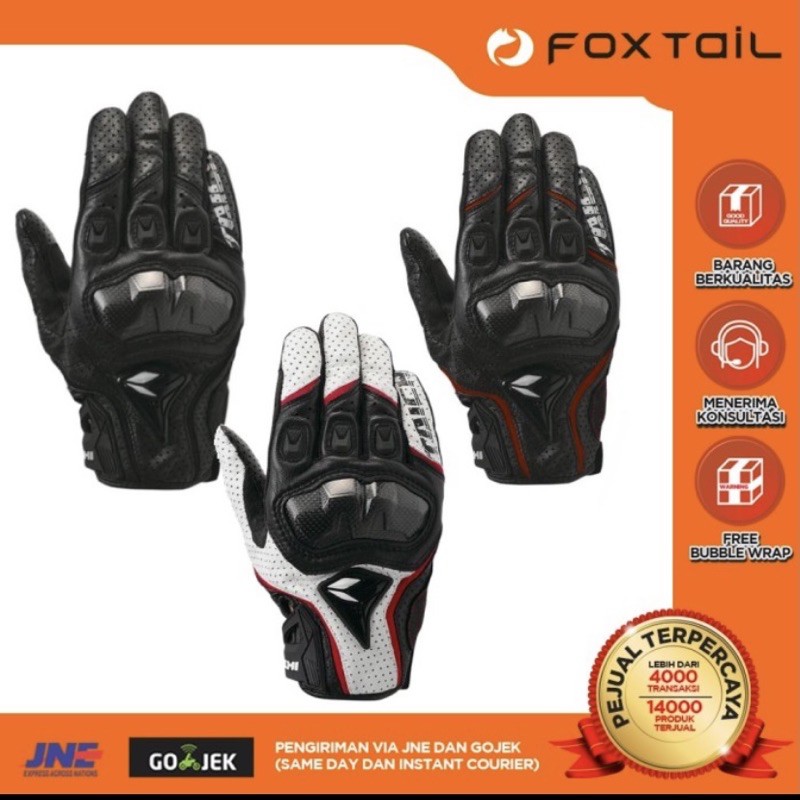 rst390 taichi glove motor touch screen sarung tangan hobbi hitam L