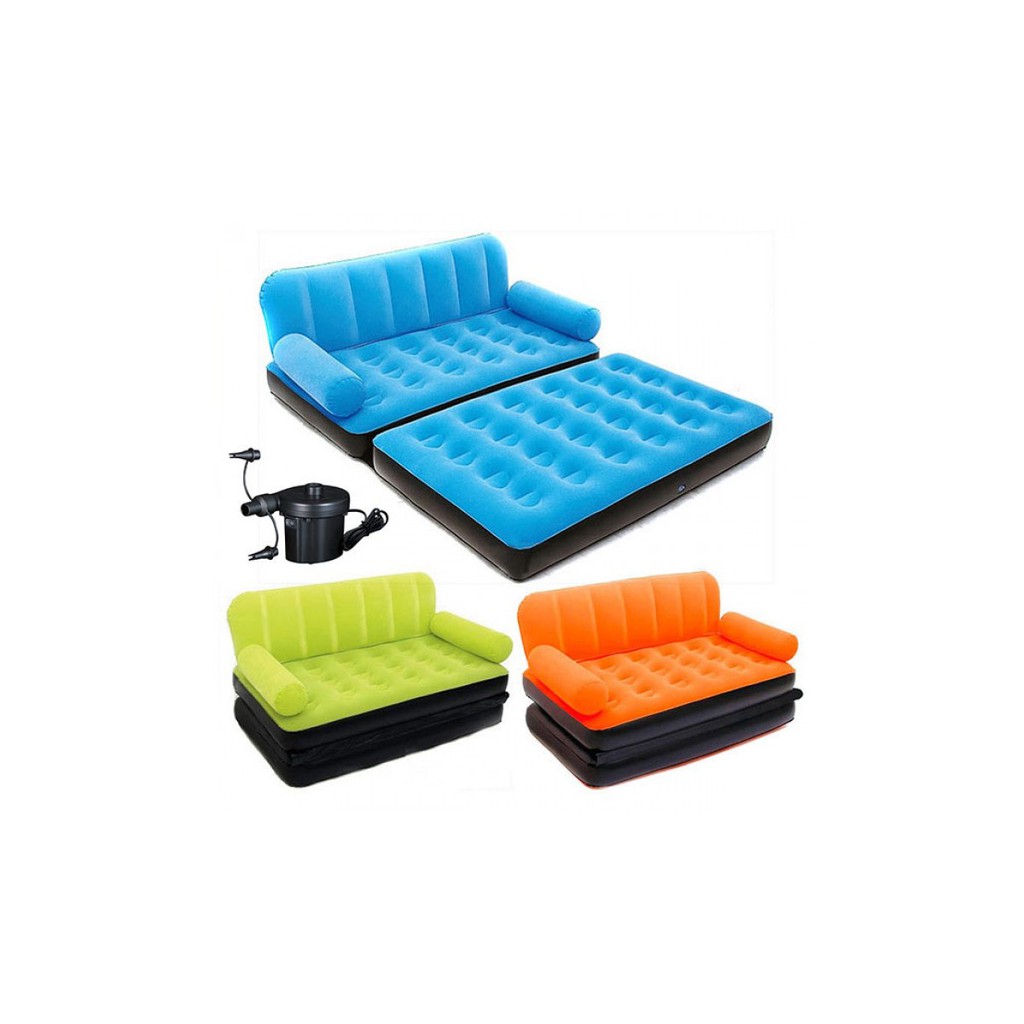 BESTWAY #67356 SOFA ANGIN DOUBLE MULTIFUNGSI DAPAT POMPA ANGIN LISTRIK