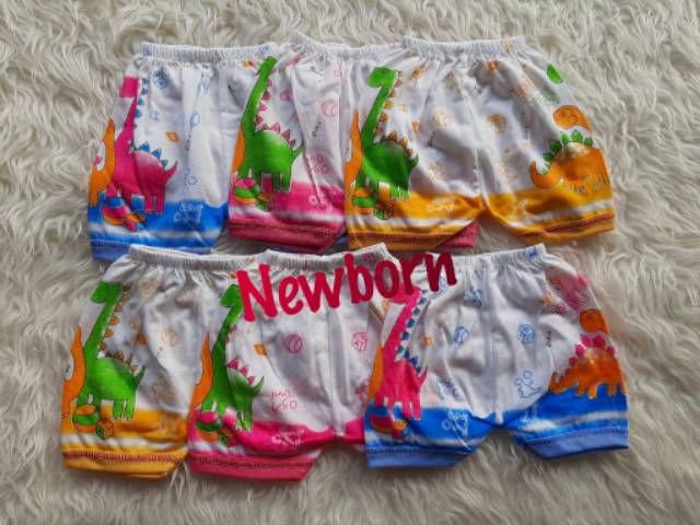 Celana Pendek Bayi 1Lusin