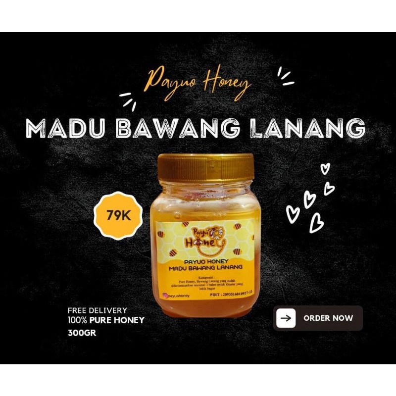 

madu bawang lanang payuo honey, cekout 2 dikirim 3 ya bestie