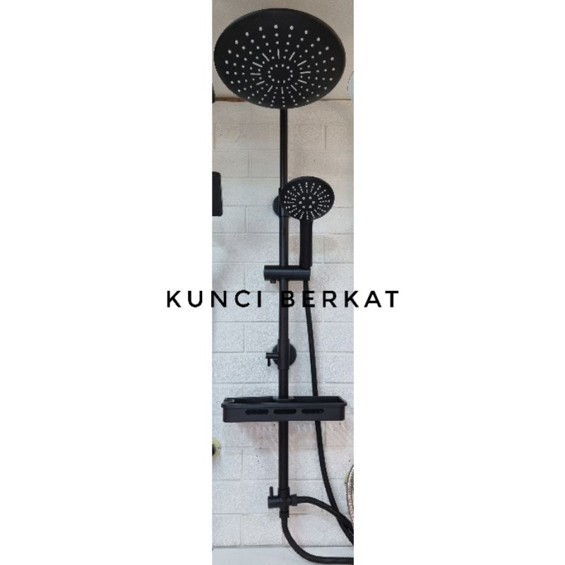 Shower set hitam/Sower tiang/Shower set black/Only Shower