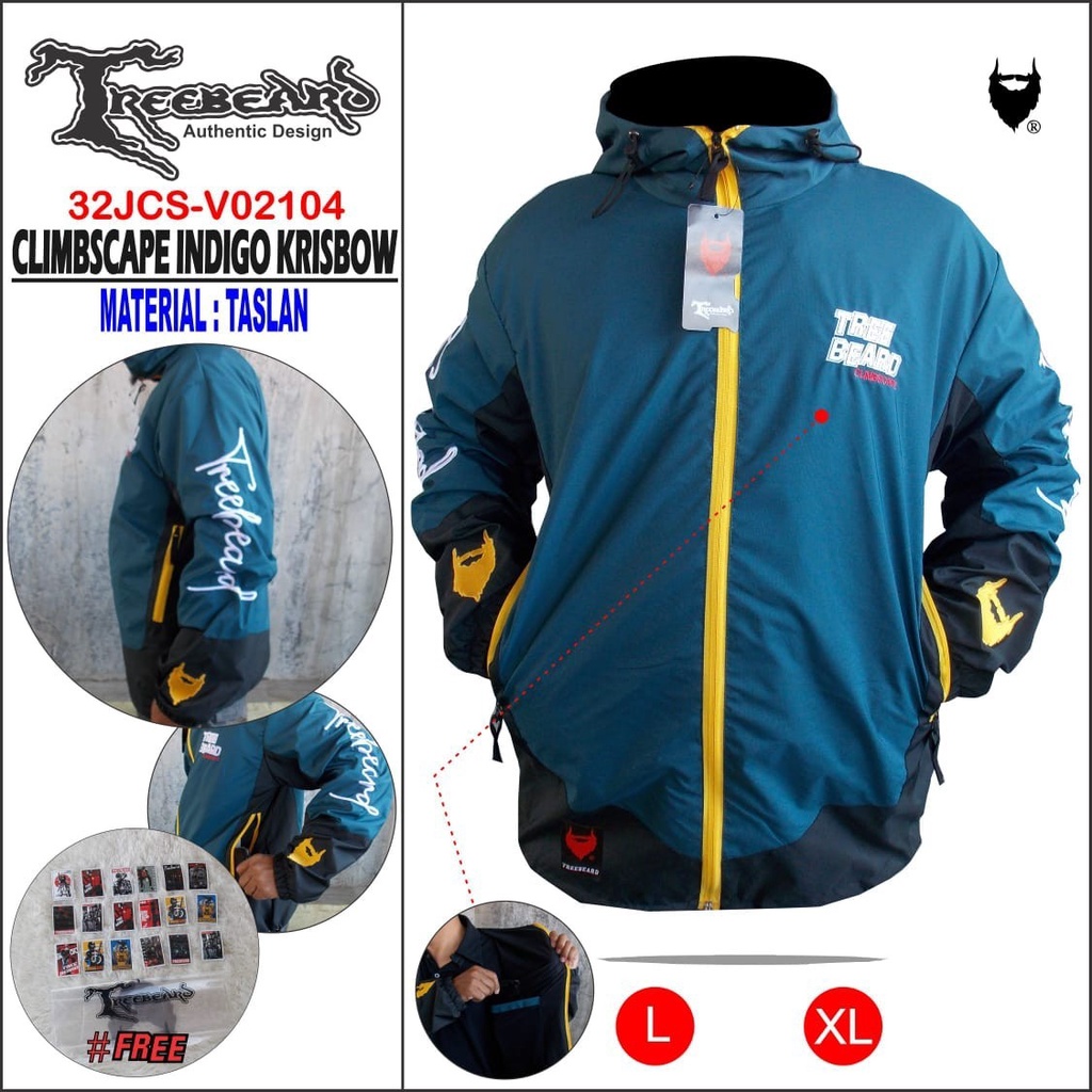 TERLARIS ! JAKET PARASUT GUNUNG PRIA KOMBINASI WARNA KEREN ORIGINAL TREBEARDS / JAKET PARASUT HODIE TERBARU PRIA WANITA