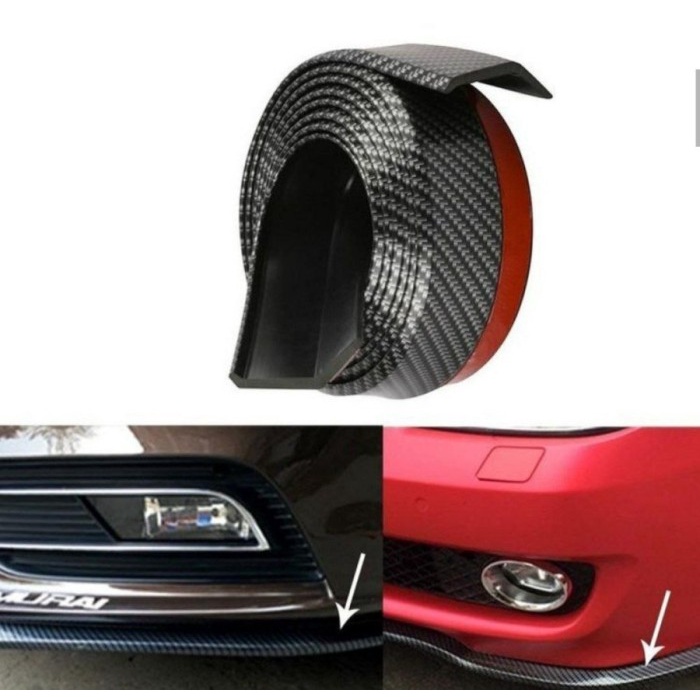 Strip Karet Anti Tabrakan Bibir Depan Mobil