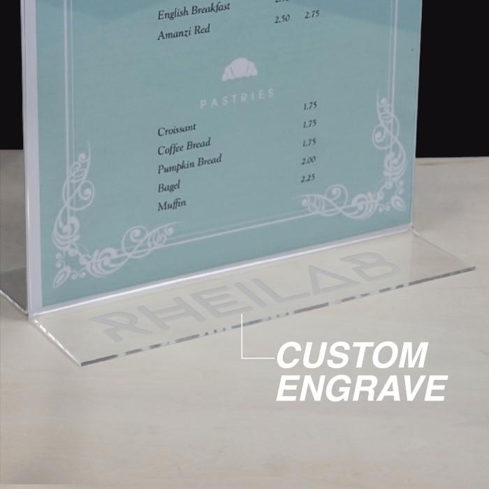 

Stand / (A4) Standing Menu Acrylic / Menu Berdiri Akrilik Tempat Qr / Qris Kualitas Terbaik