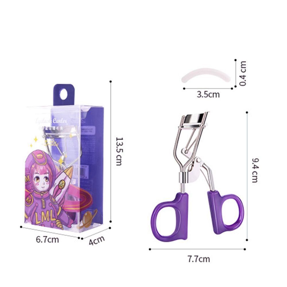 Penjepit Bulu Mata Agustina Portable Profesional Kecantikan Wanita Pegangan Melengkung Curl Eye Lash Eyelashes Tweezer