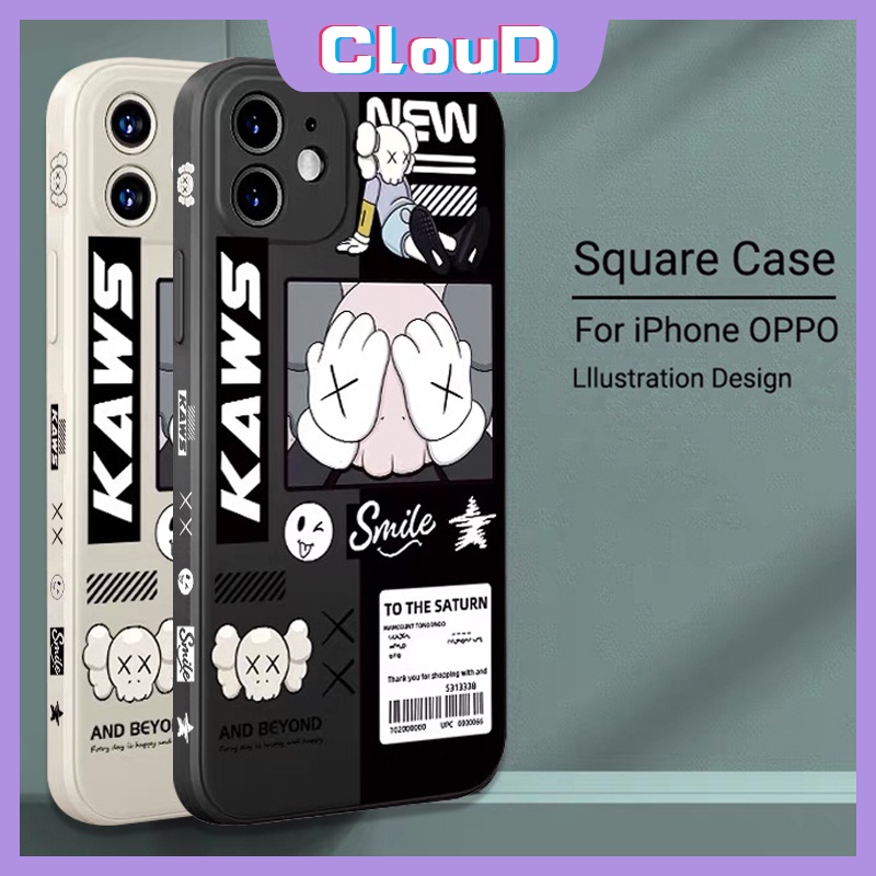 Casing Silikon Realme C31 C21Y C25Y C21 C15 C25 C35 C12 C17 5i 6i 7 7i 6 6s 5 8 8pro C3 C20A C11 C25s Motif KAWS 2021s